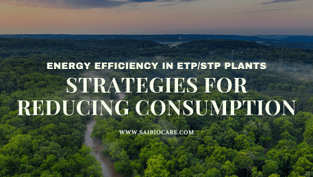 Lower energy consumption tip for etp/stp plants